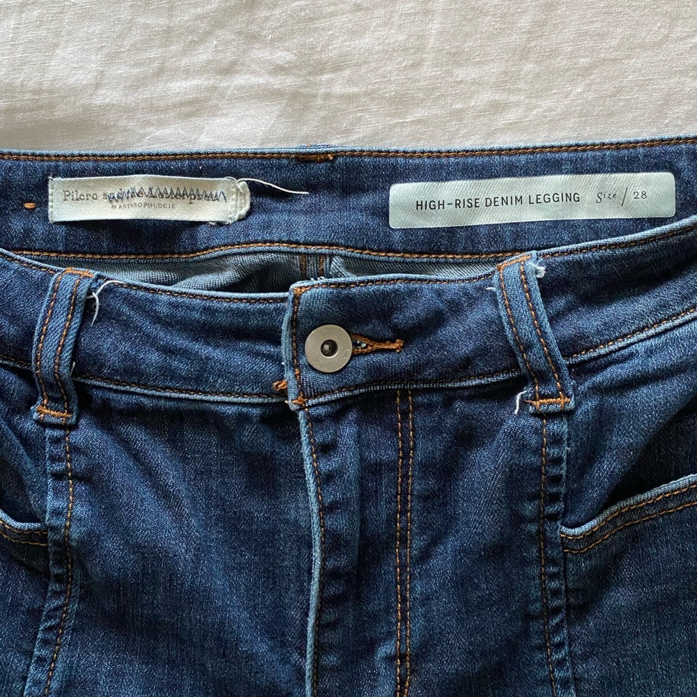 Anthropologie Pilcro Blue Denim Jeans